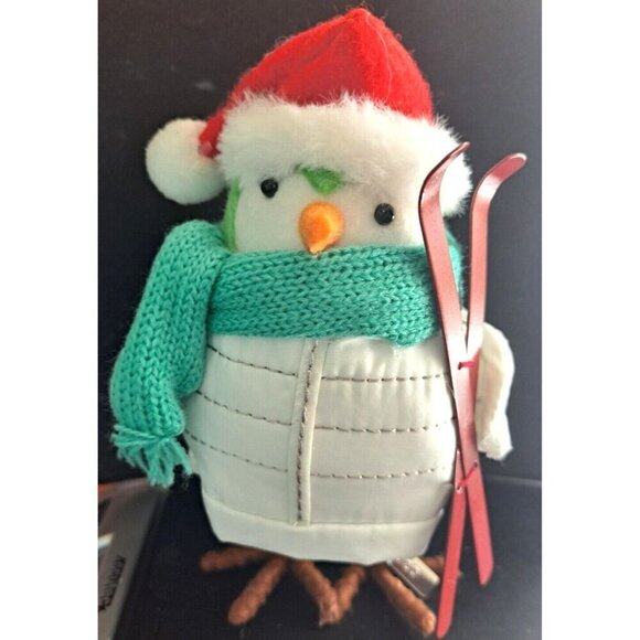 2020 Target "Powell" Wondershop Bird With Skis, Scarf, Hat, & Puffer Jacket - Picture 1 of 9
